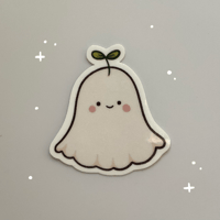 Image 2 of Cottagecore Ghostie Stickers | Set of 2