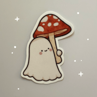 Image 3 of Cottagecore Ghostie Stickers | Set of 2