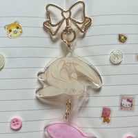Image 2 of Neapolitan Shark keychain