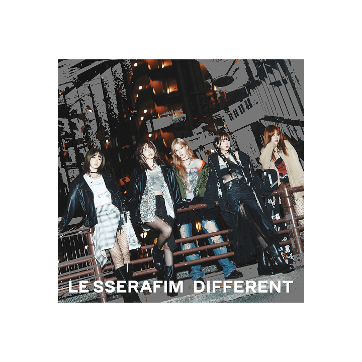 Image of [PRE-ORDER] LE SSERAFIM Japan 4th Single ‘DIFFERENT’ (Standard Edition) + Weverse Shop POBs
