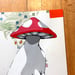 Image of Mushy Bunny / unframed original painting