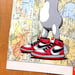 Image of Mushroom Wearing Jordan 1s / unframed original painting