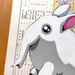 Image of Bunnyphant / unframed original painting