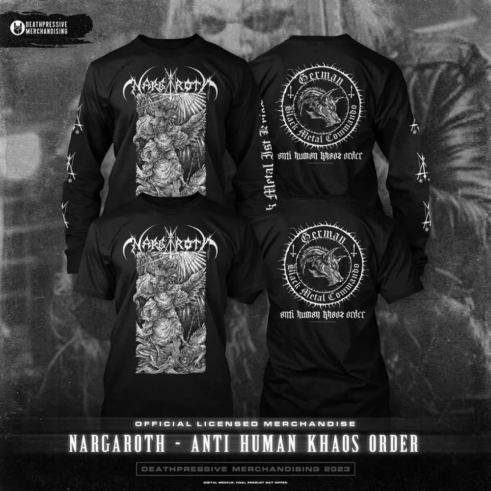 NARGAROTH - ANTI HUMAN KHAOZ ORDER (T-SHIRT & LONGSLEEVE)