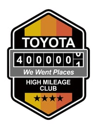 400,000 Mile Decal