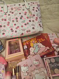 Image 5 of Sashas Custom RESERVED Juicy Couture Cherry On Top Tote Makeup Bundle Featuring Hello Kitty 