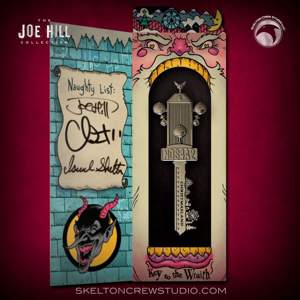 Image of JOE HILL CHARITY EVENT: LIMITED EDITION TRIPLE-SIGNED Key to the Wraith!