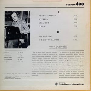 Ted Moses Quintet – Sidereal Time (Radio Canada International – 400 - 1974)