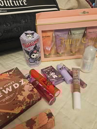 Image 5 of Angelas Custom RESERVED Juicy Couture Fashionista Dome Weekender Makeup Bag Featuring Kuromi 