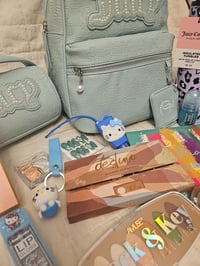 Image 5 of **Double Feature**  Turquoise Juicy Couture Backpack/Shoulder Bag Bundle 