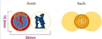 Image 2 of Villa/Warwickshire CCC friendship badge 