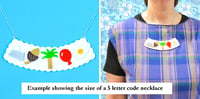 Image 6 of Make Your Own Secret Code Necklace or Brooch
