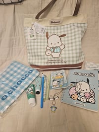Image 3 of Pochacco Chocolate and Mint Tote Bag Bundle 