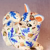 Image 1 of Floral Fox Sculpture