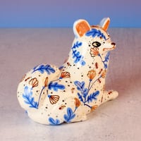 Image 3 of Floral Fox Sculpture