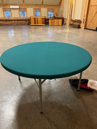 Speed Lite poker table cover for round LIfetime tables - made USA free ship