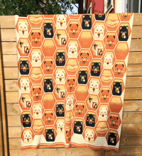 Image 2 of Honey Bear Woven Blanket (King)