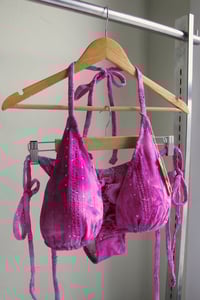 Image 1 of ♲ Peony Bikini Set - 2XL Top / XL Bottom