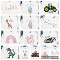 Image 1 of Kids personalised T-shirt
