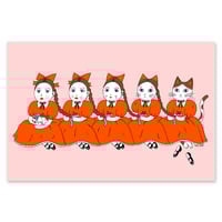 Cat Transformation Mini Print