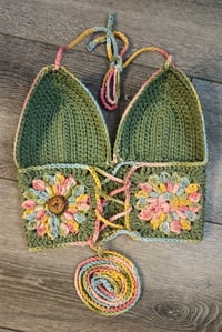Image 2 of Sage Whisper Cotton Bralette
