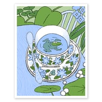 Teacup Frog Print
