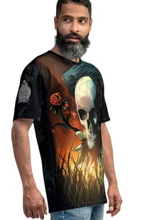 Image 3 of Death Flower All-Over Print T-Shirt