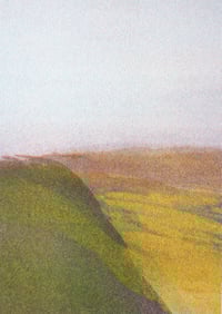 Image 1 of Cader Idris Painted A6 Risograph Print
