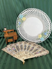 Image 1 of 43- Music Box, Decor Plate and Fan