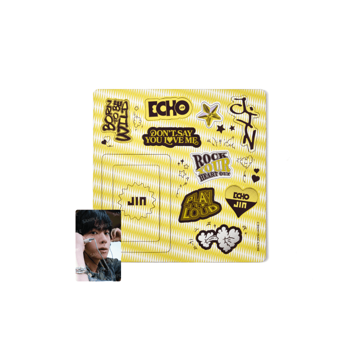 Image of [PRE-ORDER] BTS Jin ‘ECHO’ Merch (Photo & Magnet Photo Holder)