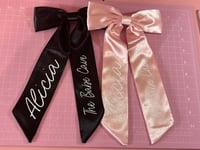 Image 3 of Satin hair bow