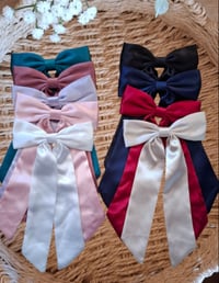 Image 1 of Satin hair bow