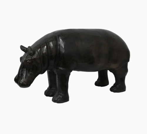 Image of Iron Onyx Hippopotamus