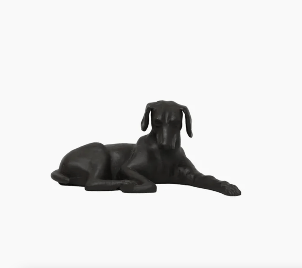 Image of Laying Dog Doorstop