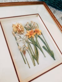 Image 2 of wood framed florals 