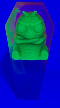Image 2 of Large green Gus coffin inclusion 