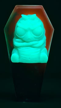 Image 3 of Large green Gus coffin inclusion 