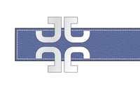 Image 1 of Woman's logo initials belt 