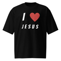 I LOVE JESUS Heavyweight TShirt