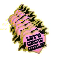 Image 2 of Let's Crow Girls Sticker