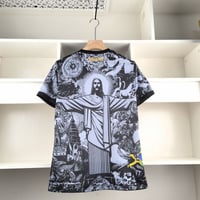 Image 2 of Brazil Light Grey/Blue Christ the Redeemer - Versão Do Jogador - Azu 2024