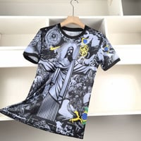Image 1 of Brazil Light Grey/Blue Christ the Redeemer - Versão Do Jogador - Azu 2024