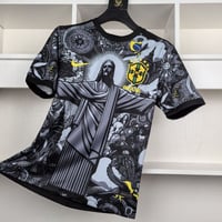 Image 1 of Brazil National Team Black Soccer Jersey  24-25