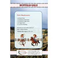 Image 2 of BUFFALO GALS Quilt Pattern 63" x 72" by Carrie-Along-Quilts