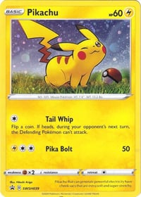 Pikachu - SWSH039 - SWSH: Sword & Shield Promo Cards - Lightly Played