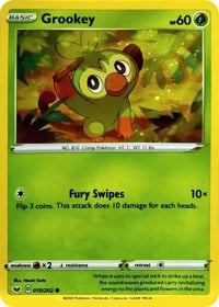 Grookey - 010/202 (Cosmos Holo) - Blister Exclusives - Lightly Played