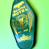 Image 2 of Mantid Motel Keychain
