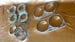 Image of DATSUN 1600 FRONT LIGHTS HEADLIGHTS - CHROME