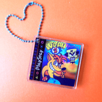 Image 1 of Crash Bandicoot 2 PS1 Keychain
