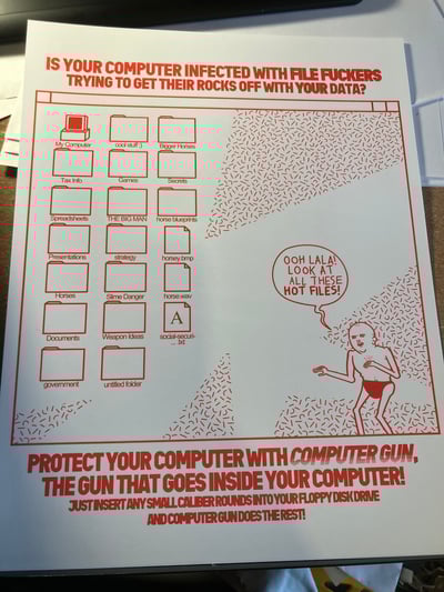 Image of Computer Problems print